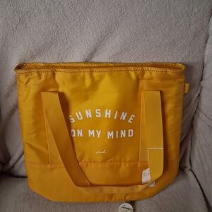 Sunshine Yellow Installation Tote Bag Lunch Bag